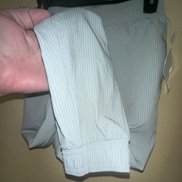 Athleta Brooklyn Lined Textured Jogger Pants Striped Size 2 NWTs - Picture 5 of 10